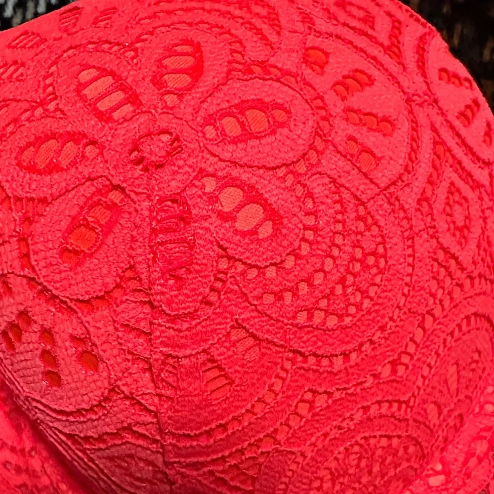 Aerie Lace Bra Push Up Bra in Bright Coral - Picture 4 of 5